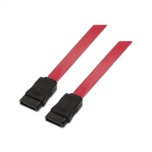 AISENS A130-0153 cable de SATA 0,5 m SATA 7-pin Negro, Rojo