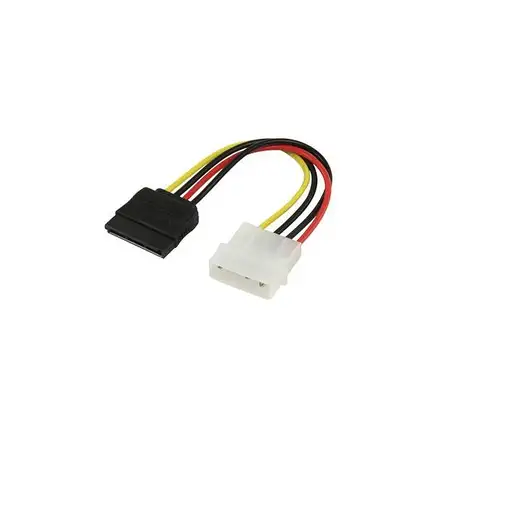 3GO CPSATA cable de SATA 0,15 m SATA 13-pin Molex (4-pin) Negro, Rojo, Blanco, Ama