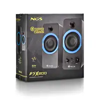 NGS GSX-200 altavoz Negro Alámbrico 20 W