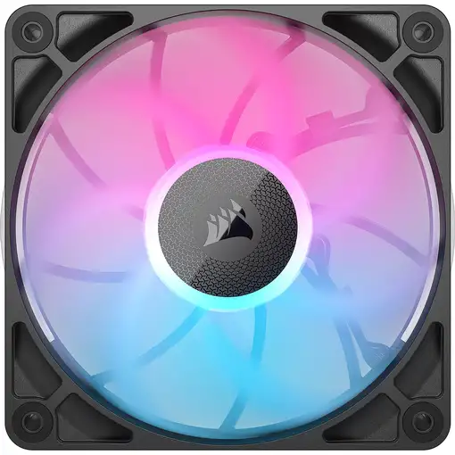 Corsair iCUE LINK RX120 MAX RGB Carcasa del ordenador Ventilador 12 cm Negro 3 pie