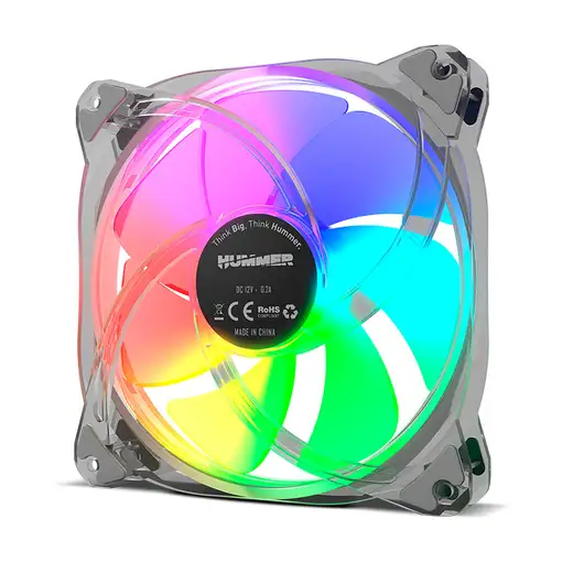 NOX Hummer X140-FAN Carcasa del ordenador Ventilador 14 cm Translúcido 1 pieza(s)