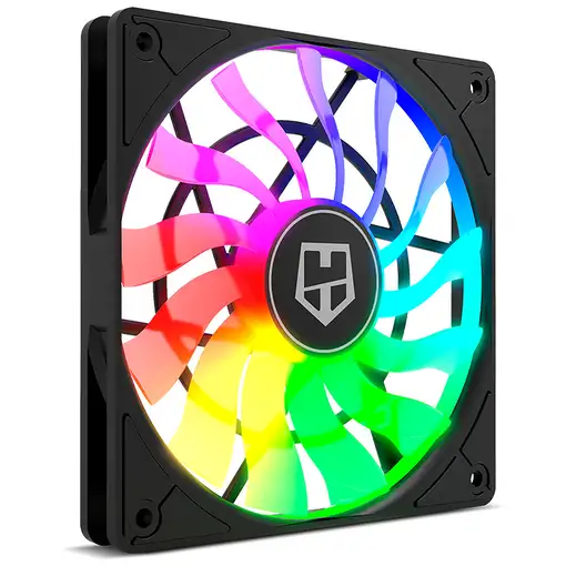 NOX Hummer SLIM FAN Carcasa del ordenador Ventilador 12 cm Translúcido 1 pieza(s)