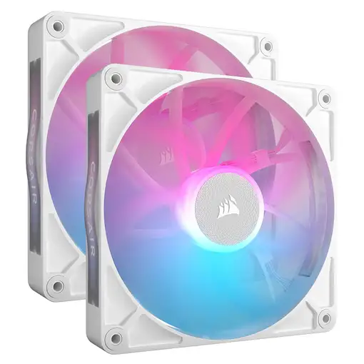 Corsair iCUE LINK RX140 RGB Carcasa del ordenador Ventilador 14 cm Blanco 2 pieza(