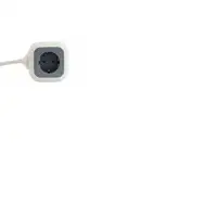 3GO REG4CUBEUSB base múltiple 1,4 m 4 salidas AC Interior Gris, Blanco
