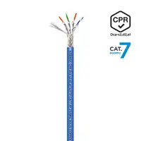 AISENS Cable de Red RJ45 LSZH CPR Dca CAT.7 600 MHZ S/FTP AWG23, Azul, 500 m