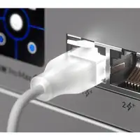 Ubiquiti UACC-Cable-Patch-EL-0.3M-W cable de red Translúcido, Blanco 0,3 m Cat6