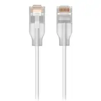 Ubiquiti UACC-Cable-Patch-EL-2M-W cable de red Translúcido, Blanco Cat6