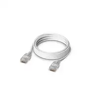 Ubiquiti UACC-Cable-Patch-EL-2M-W cable de red Translúcido, Blanco Cat6