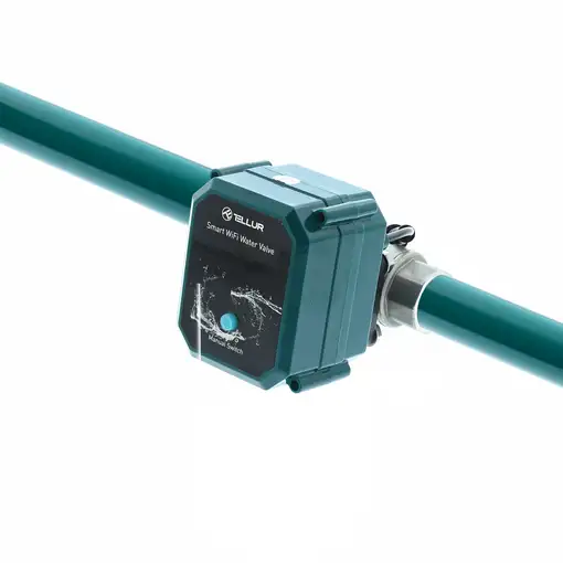 Válvula de agua Tellur Smart WiFi, DN20, IP67, 10 bar, DC 5V