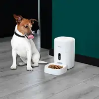 Comedero para mascotas Tellur Smart WiFi, cámara UltraHD, 4L, blanco