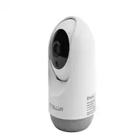 Cámara interior Tellur Smart WiFi, 3MP, UltraHD, Autotracking, PTZ, blanco
