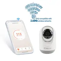 Cámara interior Tellur Smart WiFi, 3MP, UltraHD, Autotracking, PTZ, blanco