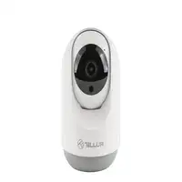Cámara interior Tellur Smart WiFi, 3MP, UltraHD, Autotracking, PTZ, blanco