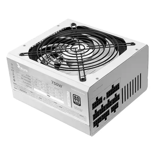 Mars Gaming MPZE750M, Fuente Alimentación Full Modular 750W ATX, 10 Años Garantía,