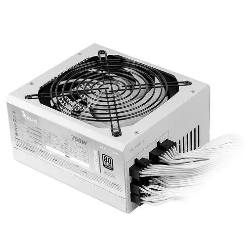 Mars Gaming MPZE750M, Fuente Alimentación Full Modular 750W ATX, 10 Años Garantía,