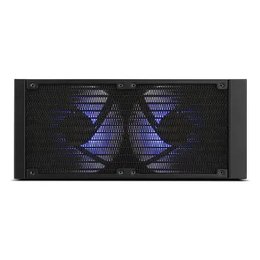 NOX Hummer X-240 LCD Procesador Refrigerador de aire 12 cm Negro 1 pieza(s)