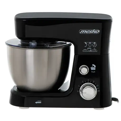 Mesko Home MS 4217 robot de cocina 1200 W 3,5 L Negro, Acero inoxidable