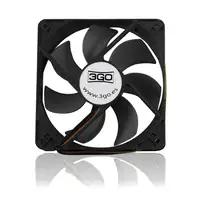 3GO FAN12BK sistema de refrigeración para ordenador Carcasa del ordenador Ventilad