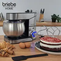 Briebe KM1114 robot de cocina 1800 W 5 L Acero inoxidable