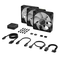 Corsair iCUE LINK RX120 RGB Carcasa del ordenador Ventilador 12 cm Negro 3 pieza(s