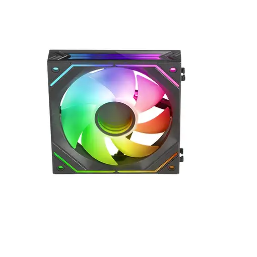 Mars Gaming MF-LINKFINITY Negro, Ventilador Modular PWM 120mm, Sistema de Conexión