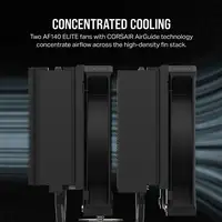Corsair AF ELITE A115 Procesador Refrigerador de aire 14 cm Negro 1 pieza(s)