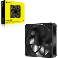 Corsair RS120 MAX Carcasa del ordenador Ventilador 12 cm Negro 1 pieza(s)