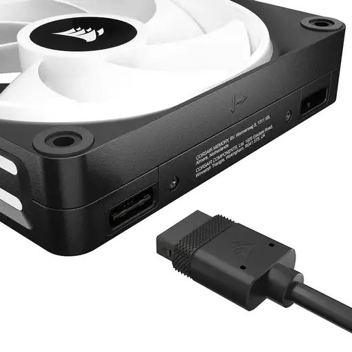 Corsair CUE LINK QX120 RGB Carcasa del ordenador Ventilador 12 cm Negro, Blanco 1