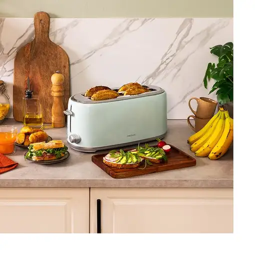Cecotec Tostador vertical Tostador Vertical Toast&Taste 1600 Retro Double Blue
