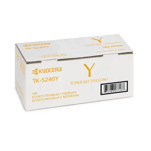 KYOCERA TK-5240Y cartucho de tóner 1 pieza(s) Original Amarillo