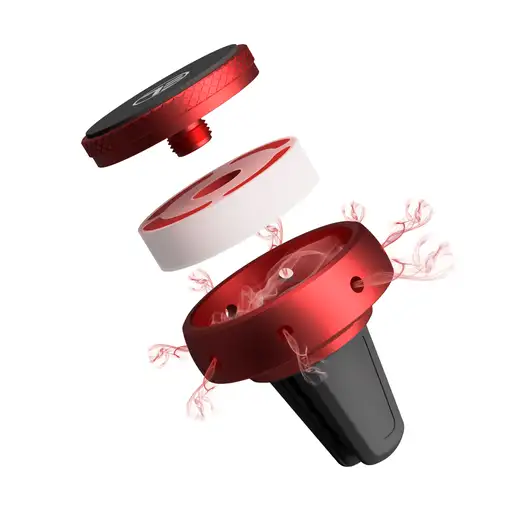 FreshDot Soporte para Teléfono para Coche Magnético, rojo
