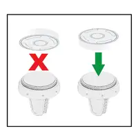 FreshDot Soporte para Teléfono Coche Magnético, Kit de Fragancia Ocean, azul