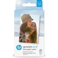 HP Sprocket Photo Paper 2 x 3 in. (50.8 x 76.2 mm) 20 sheets Brillo