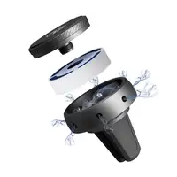 FreshDot Soporte para Teléfono Coche Magnético, Kit de Fragancia Antitabac, gris