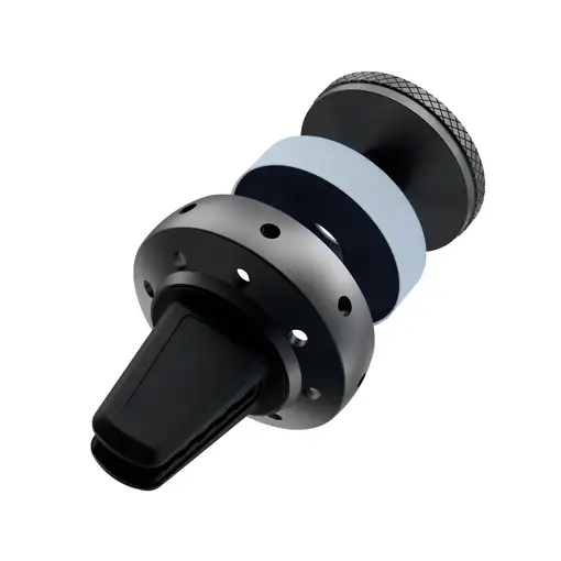 FreshDot Soporte para Teléfono Coche Magnético, Kit de Fragancia Antitabac, gris