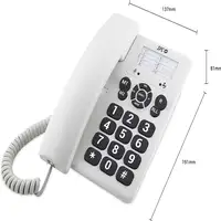 SPC Original - Teléfono fijo sobremesa, teclas grandes, 3 memorias directas