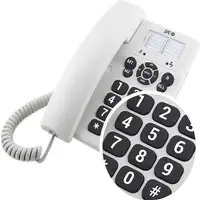 SPC Original - Teléfono fijo sobremesa, teclas grandes, 3 memorias directas