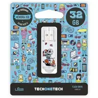 Pendrive 32GB Tech One Tech Calavera Moto USB 2.0