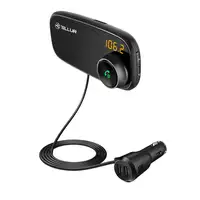 Transmisor FM Bluetooth para coche Tellur FMT-B6, soporte magnético, negro