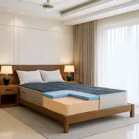 The White Stone Colchón 90x200 cm de Memory Foam, Altura 25 cm | Colchón Ortopédic