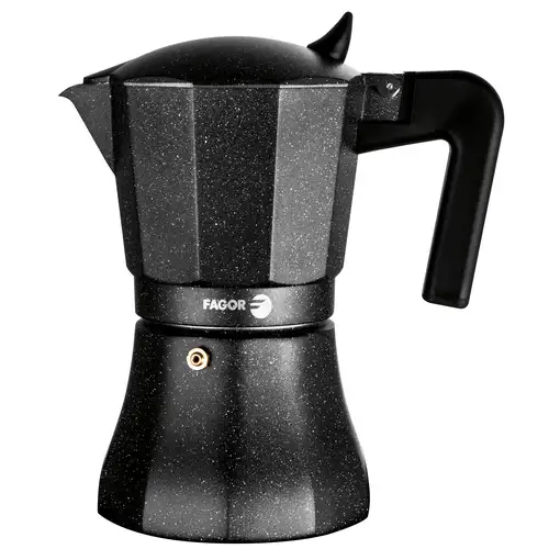 Cafetera Italiana Aluminio 9 Tazas Café, Junta Silicona, 81CFFGATI09 FAGOR