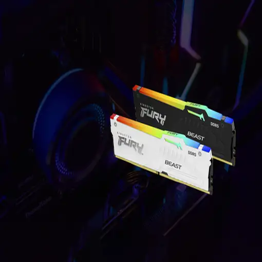 Kingston Technology FURY Beast 32 GB 5600 MT/s DDR5 CL36 DIMM White RGB EXPO