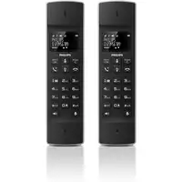 Philips M4502B/34 teléfono Teléfono DECT Identificador de llamadas Negro