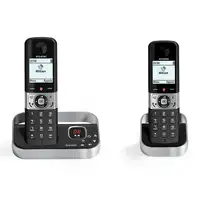 Alcatel F890 Voice Duo zwart Teléfono DECT Identificador de llamadas Negro, Plata