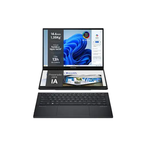 ASUS Zenbook Duo OLED UX8406CA-PZ009W - Ordenador Portátil 14" WQXGA+ 120Hz (Intel