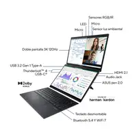 ASUS Zenbook Duo OLED UX8406CA-PZ009W - Ordenador Portátil 14" WQXGA+ 120Hz (Intel