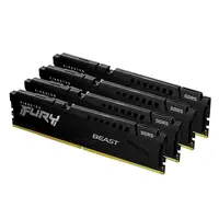 Kingston Technology FURY Beast 128GB 5600MT/s DDR5 CL40 DIMM (Kit de 4) Black XMP