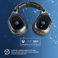 NGS GHX-600 Auriculares Inalámbrico y alámbrico Diadema Juego MicroUSB Negro