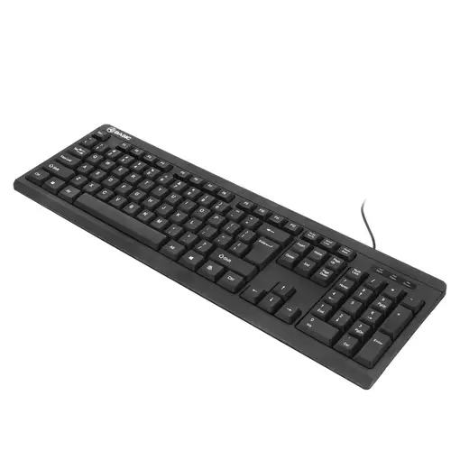 Teclado con cable Tellur Basic, EE. UU., USB, negro