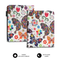 Funda Libro Electrónico Clever Mariposas